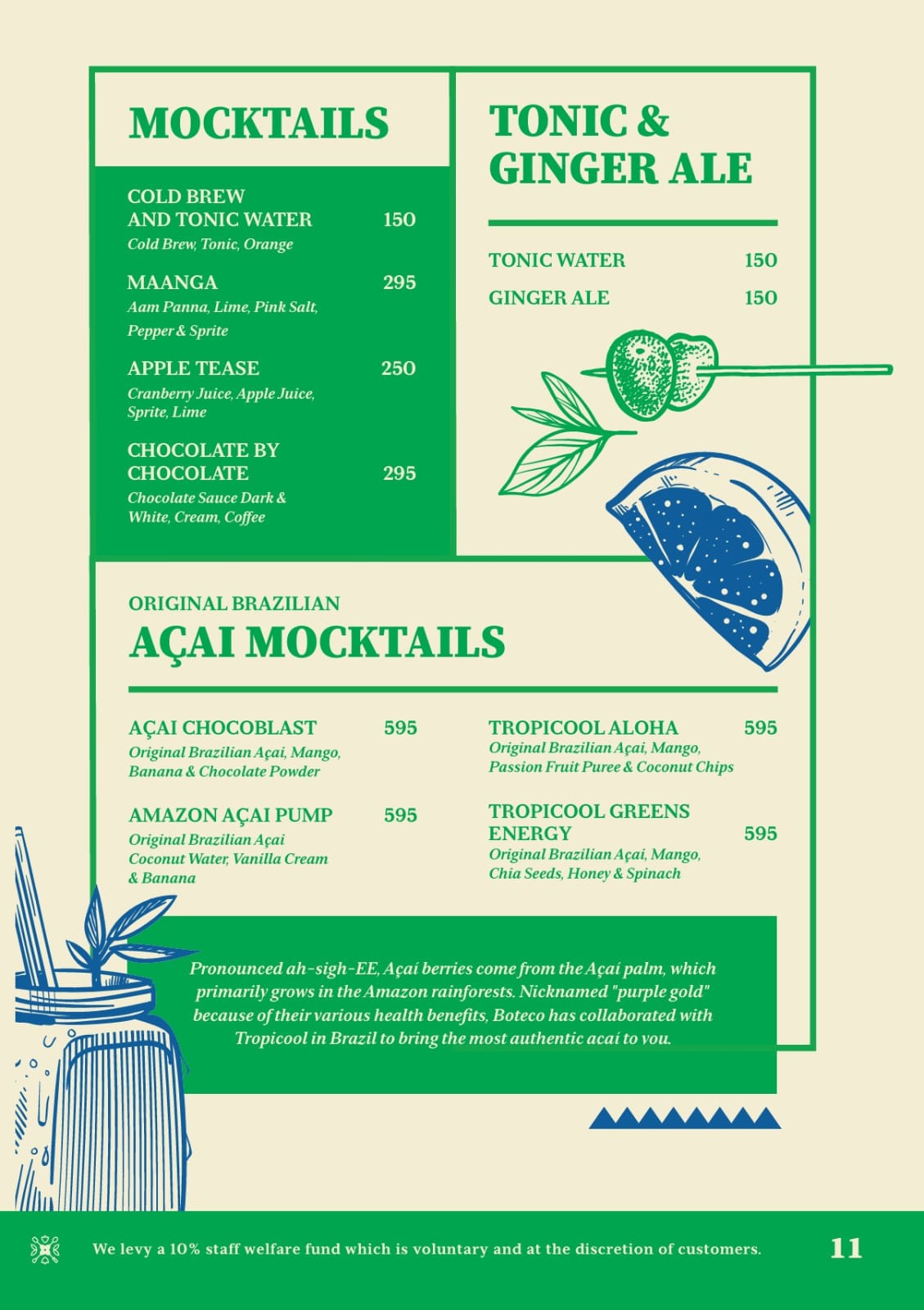 Bar Menu page 11