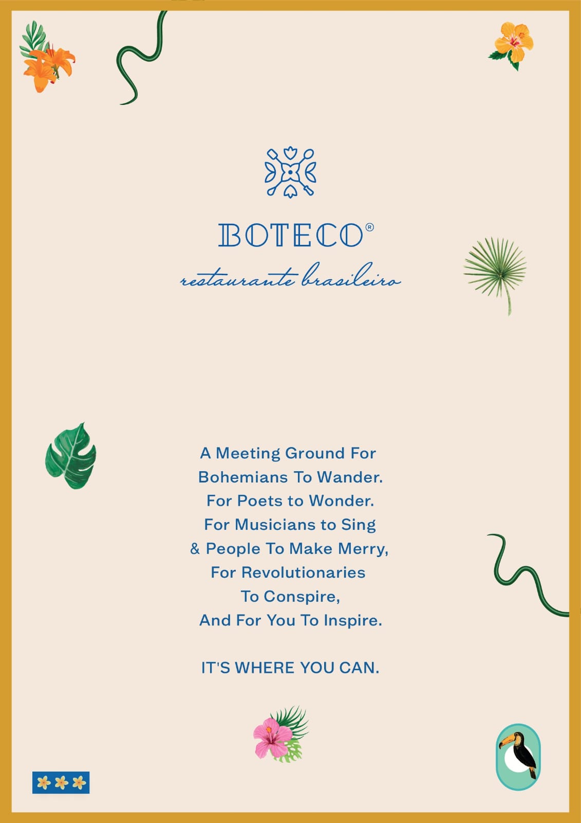 Food Menu page 1
