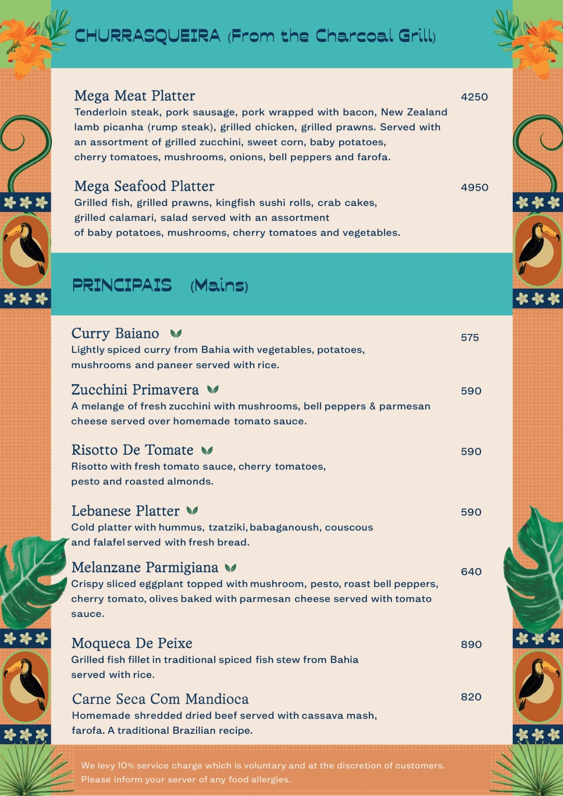 Food Menu page 7